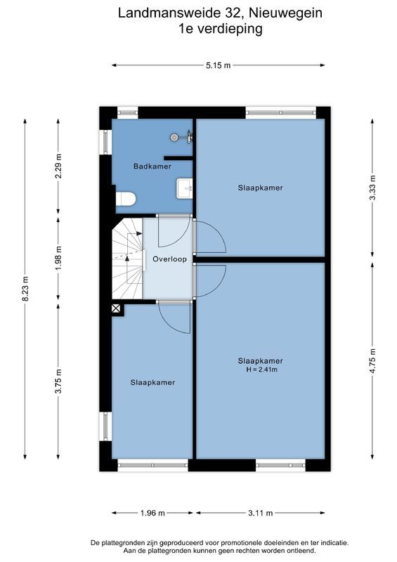 Landmansweide 32 Floorplan Blur 1