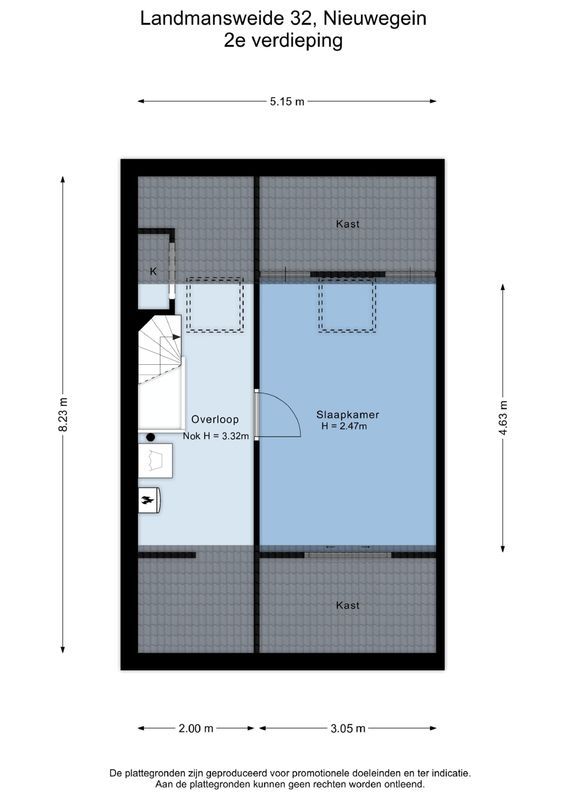 Landmansweide 32 Floorplan Blur 2