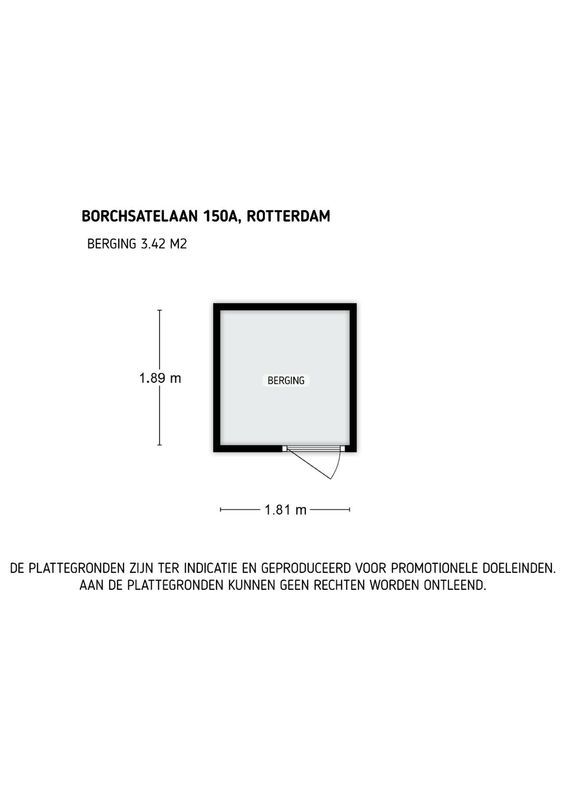 Borchsatelaan 150-a Floorplan Blur 1