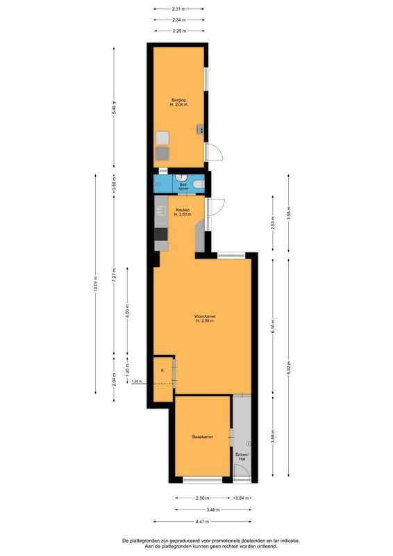 2e Delistraat 9 Floorplan Blur 0