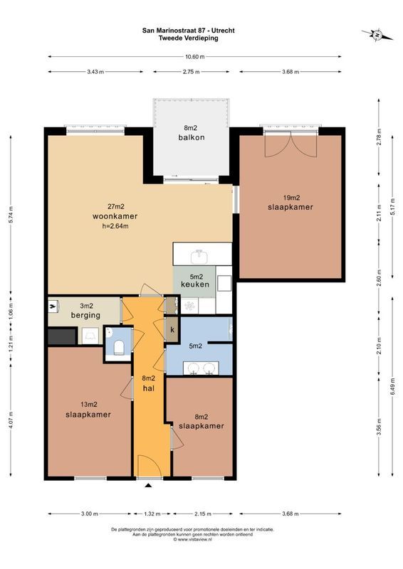 San Marinostraat 87 Floorplan Blur 0
