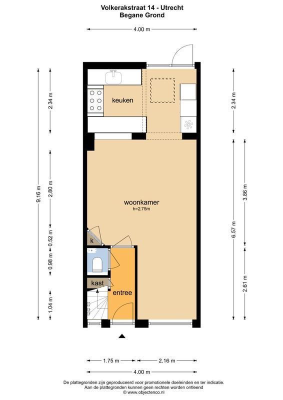 Volkerakstraat 14 Floorplan Blur 0