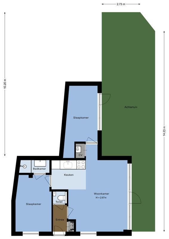 Amsterdamsestraatweg 831 Floorplan Blur 1