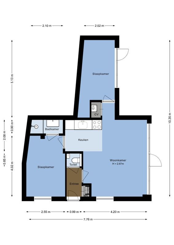 Amsterdamsestraatweg 831 Floorplan Blur 0