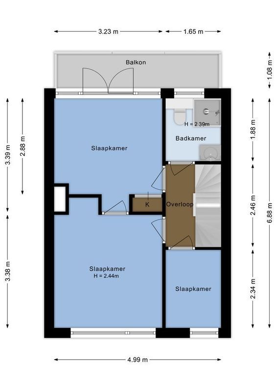 Noordeindestraat 5 Floorplan Blur 1