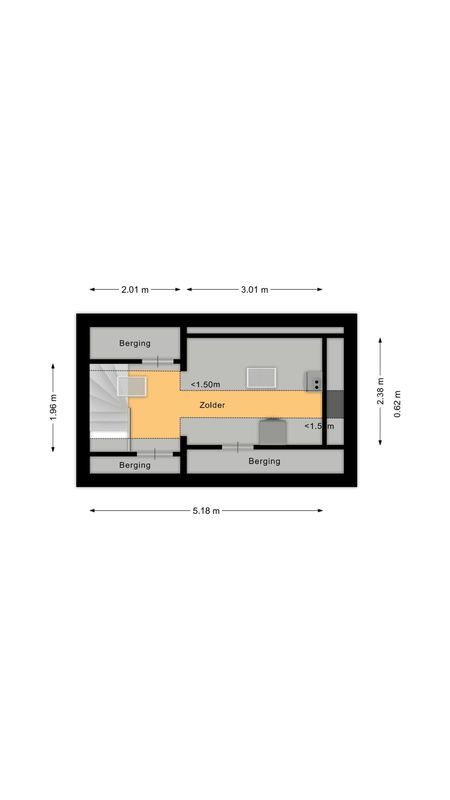 Scheldestraat 21-BS Floorplan Blur 3