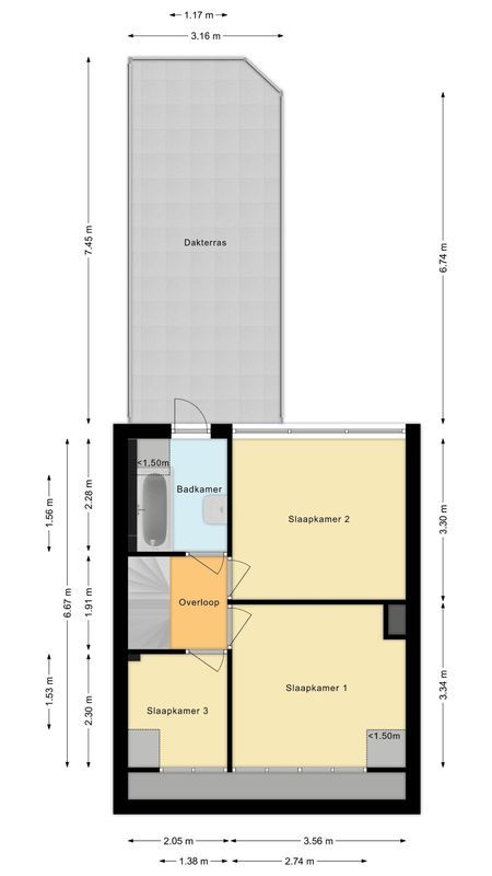Scheldestraat 21-BS Floorplan Blur 2