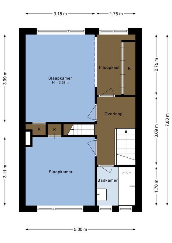 Julianaweg 283 Floorplan Blur 3