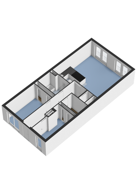 Miles Davisstraat 167 Floorplan Blur 1