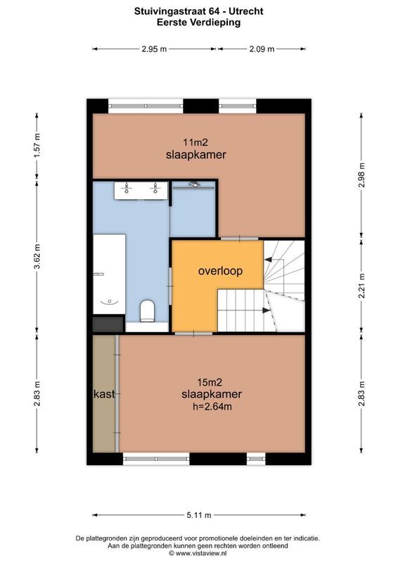Stuivingastraat 64 Floorplan Blur 1
