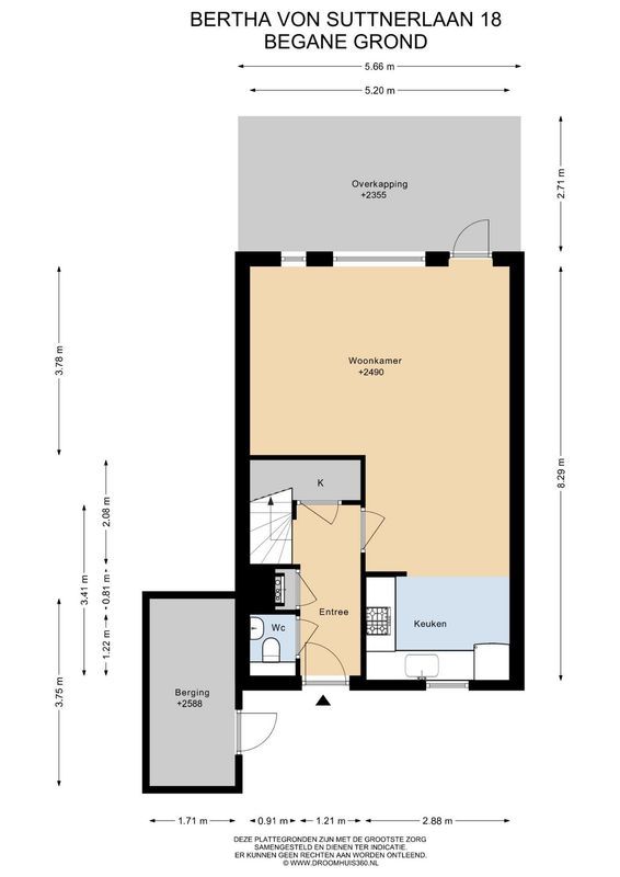 Bertha von Suttnerlaan 18 Floorplan Blur 1