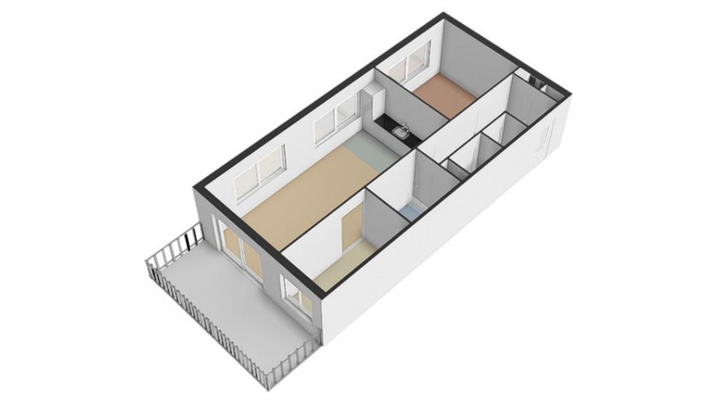 Royaards van den Hamkade 221 Floorplan Blur 1