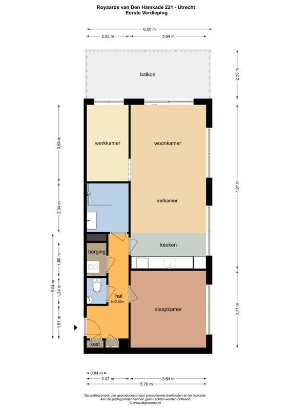 Royaards van den Hamkade 221 Floorplan Blur 0