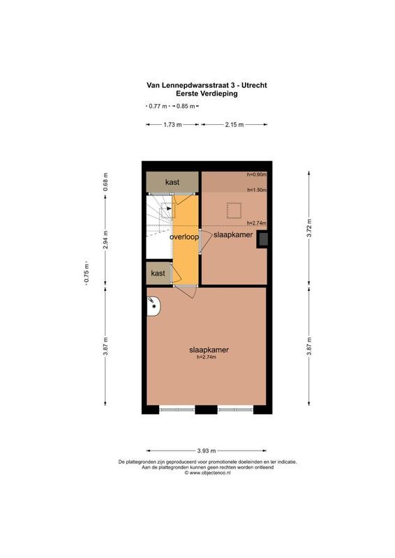 Van Lennepdwarsstraat 3 Floorplan Blur 3