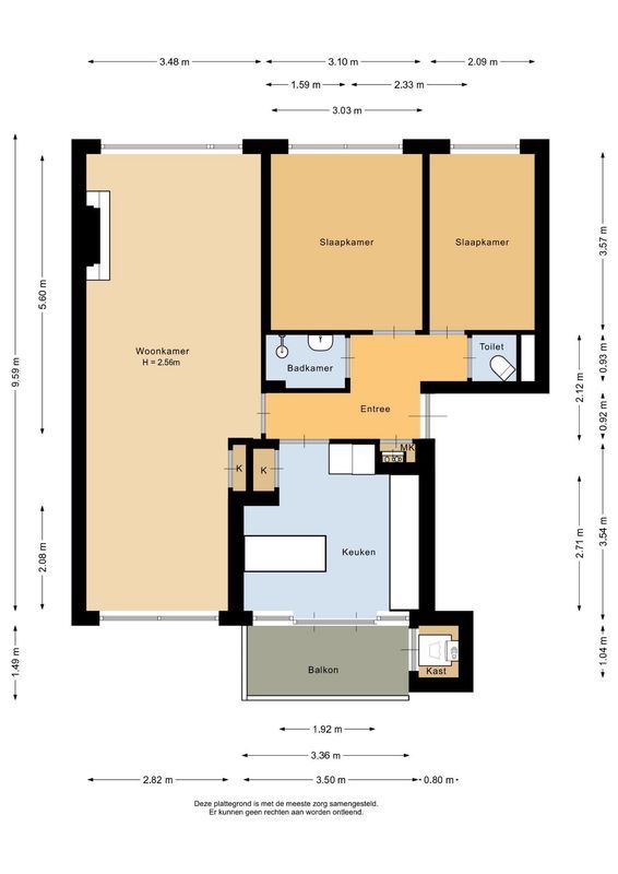Slotlaan 108 Floorplan Blur 0
