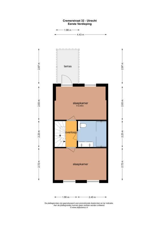 Cremerstraat 32 Floorplan Blur 2