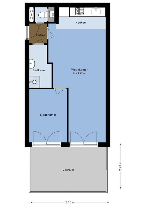 Jutfaseweg 223-25 Floorplan Blur 0
