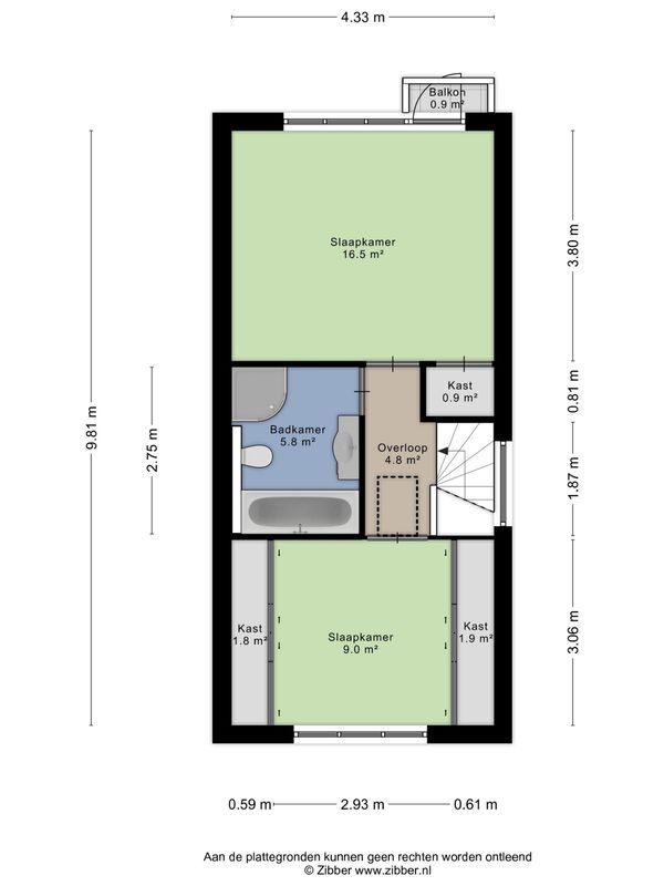 Acacialaan 31 Floorplan Blur 2
