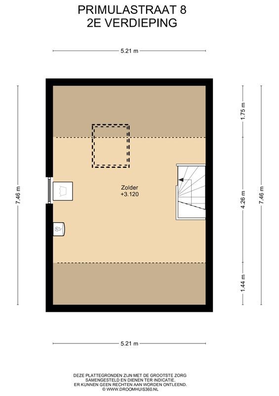 Primulastraat 8 Floorplan Blur 3