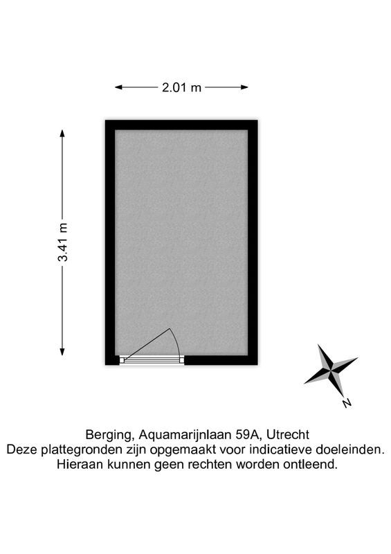 Aquamarijnlaan 59-a Floorplan Blur 2