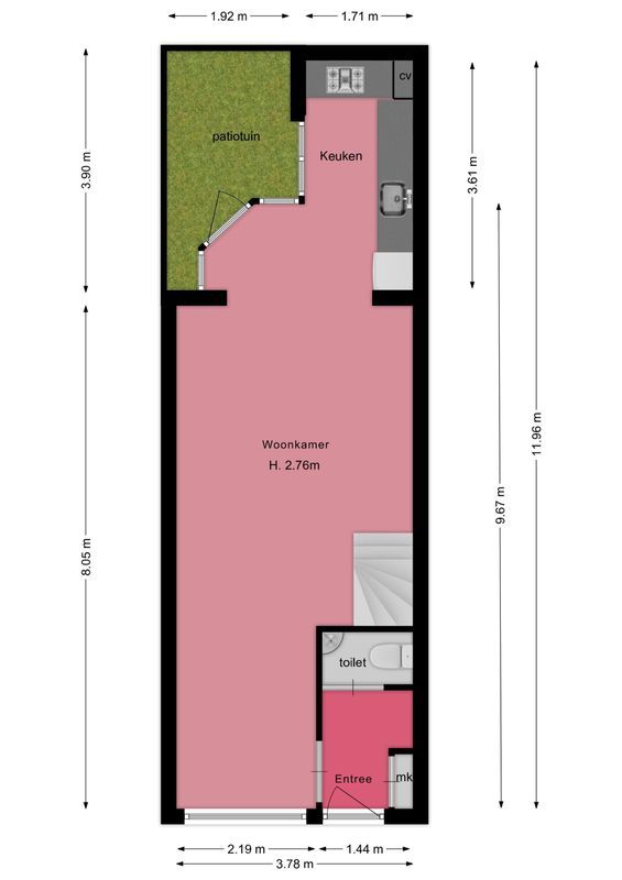 Oudwijkerdwarsstraat 80 Floorplan Blur 0