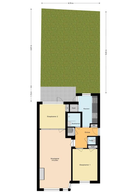 Victor Hugoplantsoen 2 Floorplan Blur 0