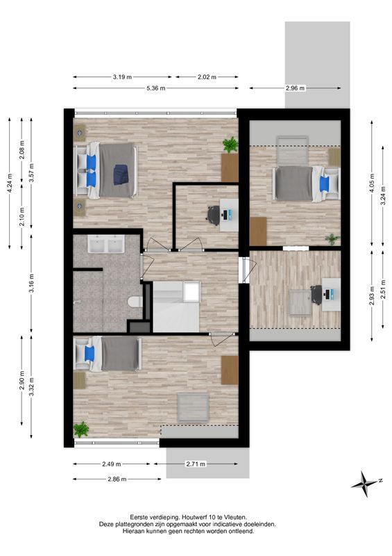Houtwerf 10 Floorplan Blur 2