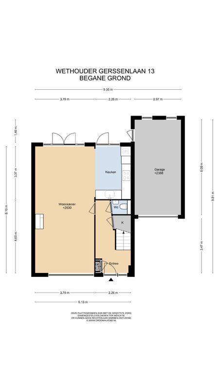 Wethouder Gerssenlaan 13 Floorplan Blur 2