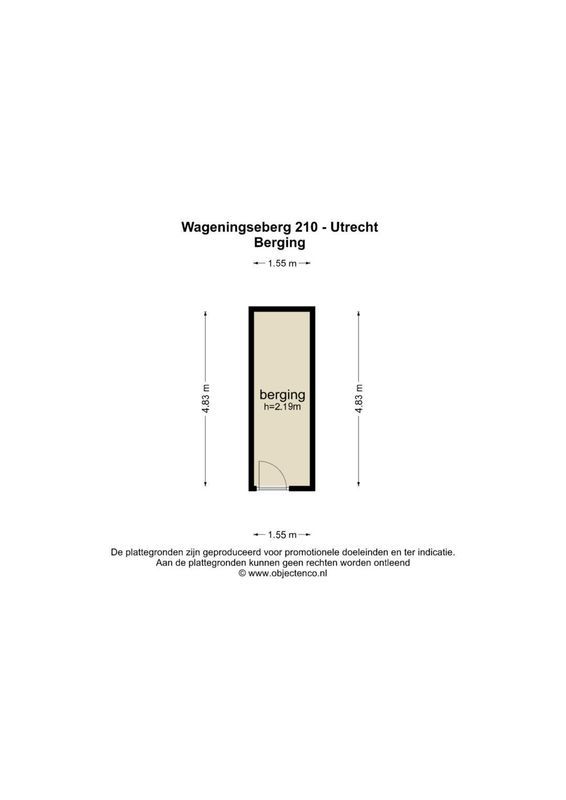 Wageningseberg 210 Floorplan Blur 1