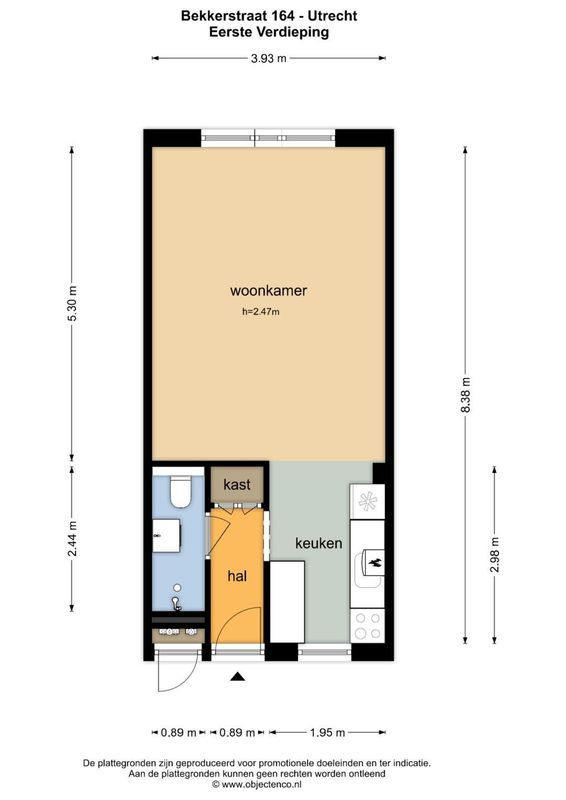 Bekkerstraat 164 Floorplan Blur 0