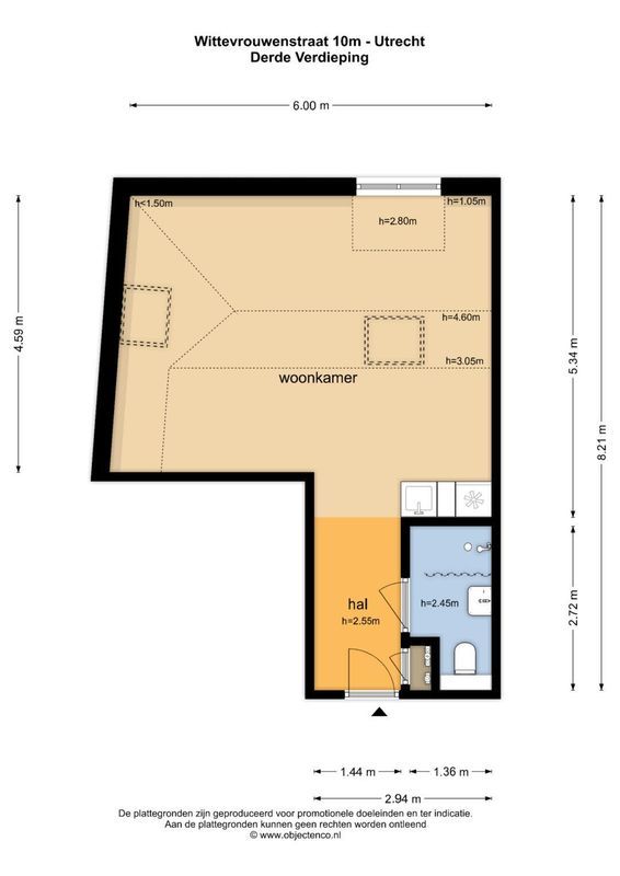 Wittevrouwenstraat 10-M Floorplan Blur 0