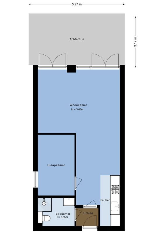 Waalstraat 121-A Floorplan Blur 0