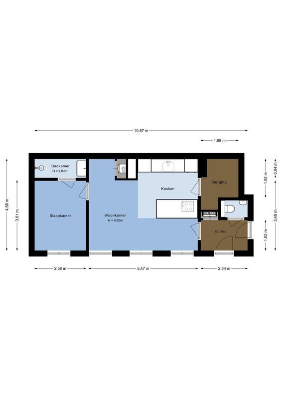 Zagrebstraat 283 Floorplan Blur 0
