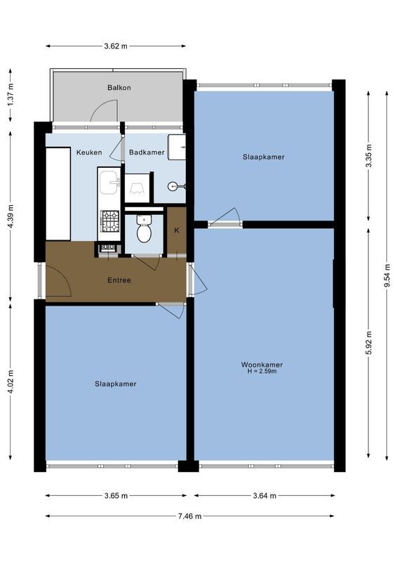 Pahud de Mortangesdreef 82 Floorplan Blur 0