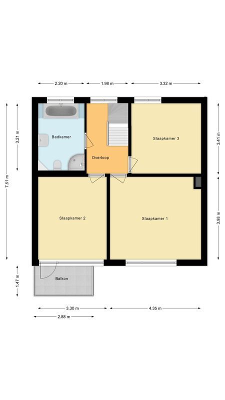 Beethovenlaan 2 Floorplan Blur 1