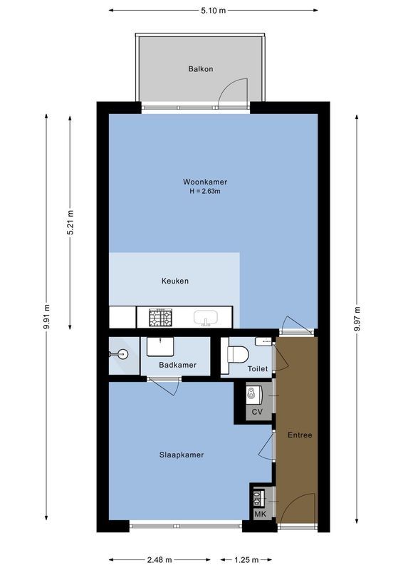 Amsterdamsestraatweg 831-B Floorplan Blur 0