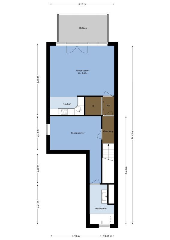 Veilinghavenkade 151 Floorplan Blur 1