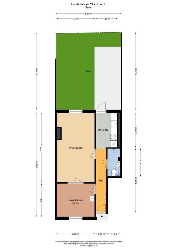 Lombokstraat 77 Floorplan Blur 3