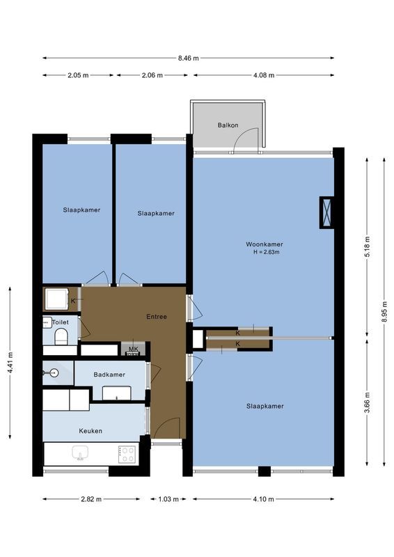 Ravellaan 103 Floorplan Blur 0