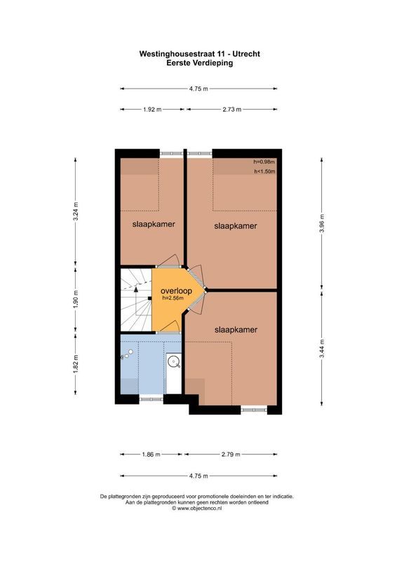 Westinghousestraat 11 Floorplan Blur 2