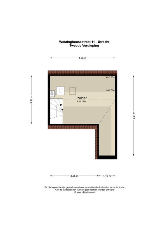 Westinghousestraat 11 Floorplan Blur 4