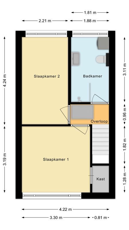 Merwedestraat 35 Floorplan Blur 1