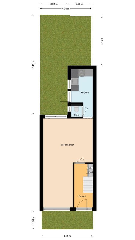 Merwedestraat 35 Floorplan Blur 3