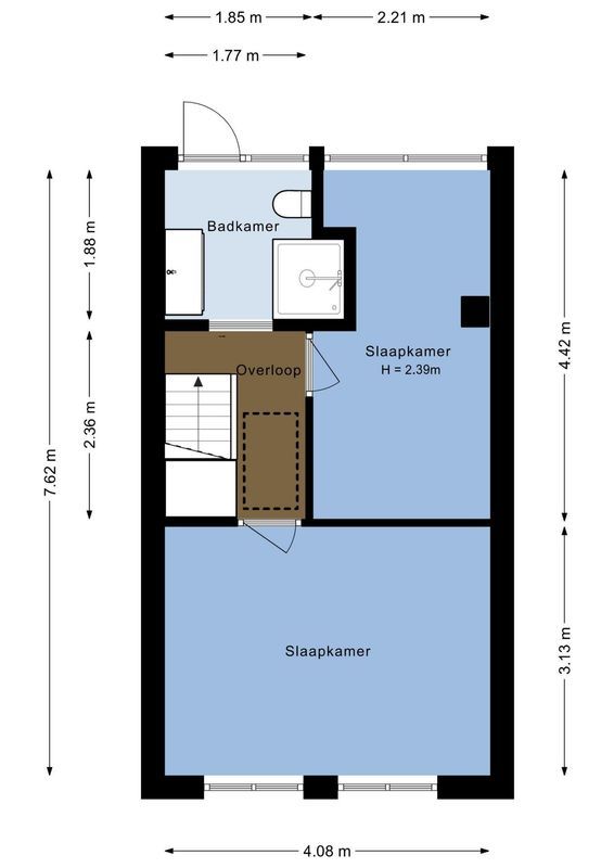 Renstraat 15 Floorplan Blur 1