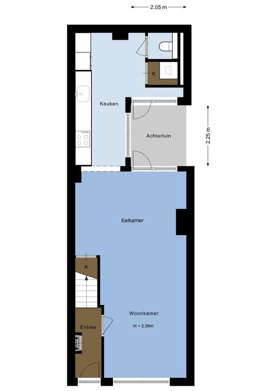 Renstraat 15 Floorplan Blur 3