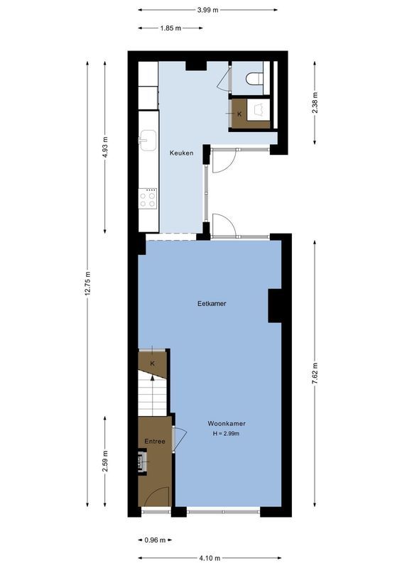Renstraat 15 Floorplan Blur 0