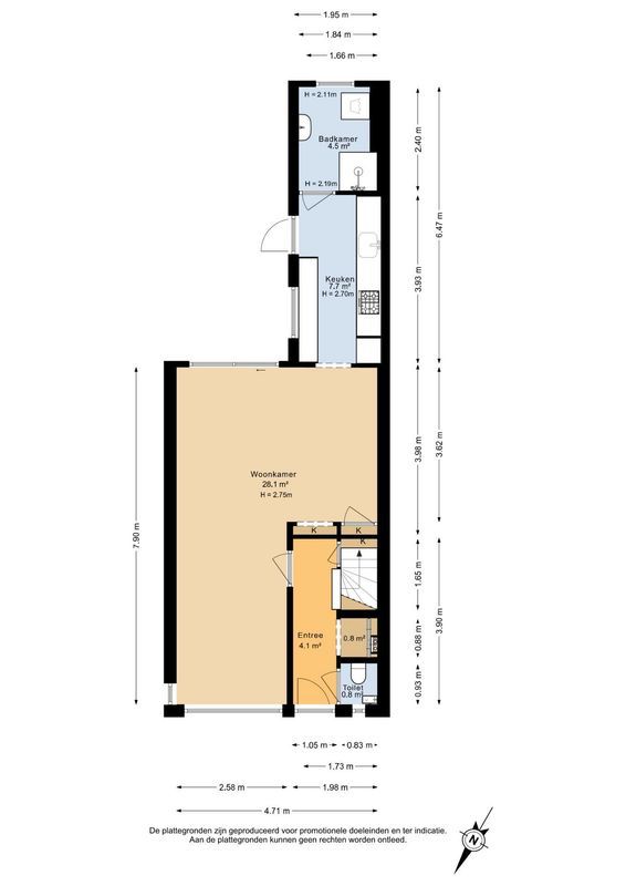 Bessemerlaan 45 Floorplan Blur 1