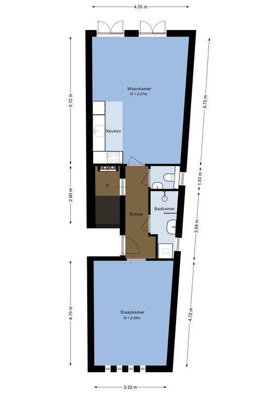 Wittevrouwensingel 26-A Floorplan Blur 0