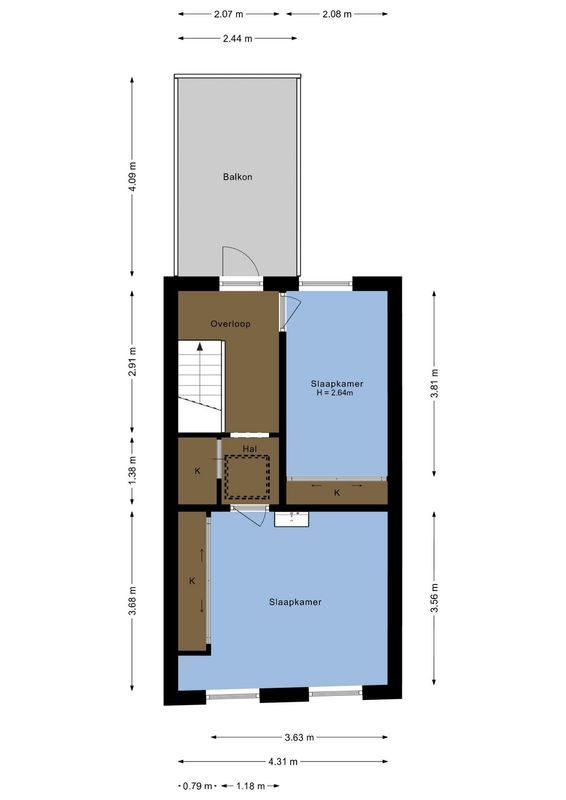 Cremerstraat 80 Floorplan Blur 1