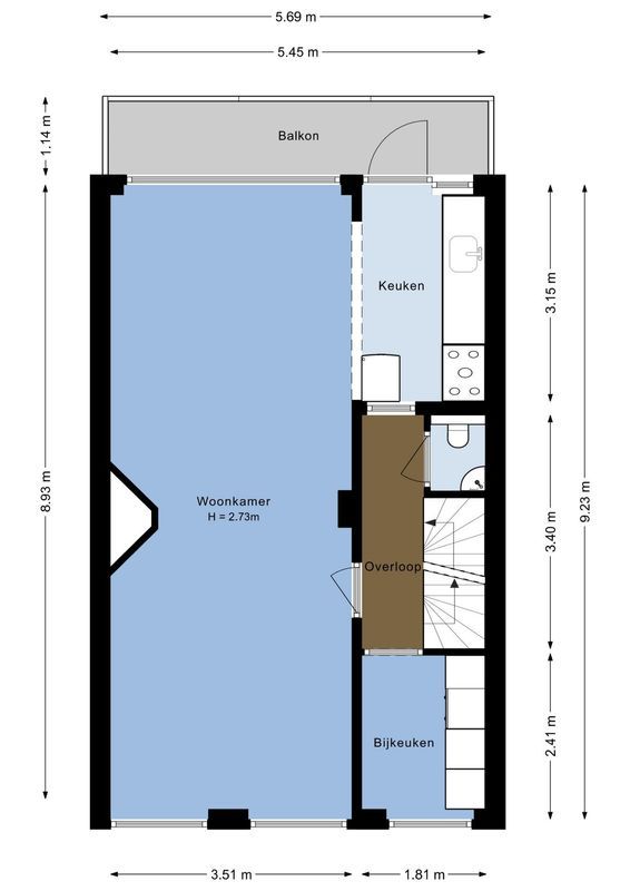 Croeselaan 255-BSA Floorplan Blur 1